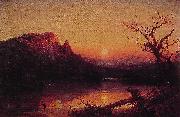 Jasper Francis Cropsey Sunset Eagle Cliff oil